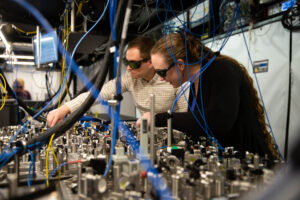 Quantum researchers in lab