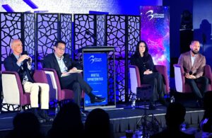 Panel members at Bellevue Chamber forum focusing on space industry