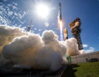 Atlas V launch with prototype Amazon Project Kuiper satellites