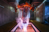 Stoke Space rocket engine hotfire